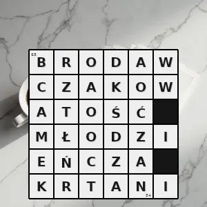 Hasło krzyżówkowe brodawczaki krtani - brodawczakowatość młodzieńcza krtani – rozwiązanie, synonimy, podpowiedzi i definicje krzyżówkowe